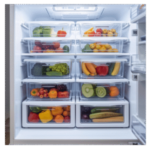 Fridge Organiser Box – Vedant Grows Home | Transparent & Space-Saving